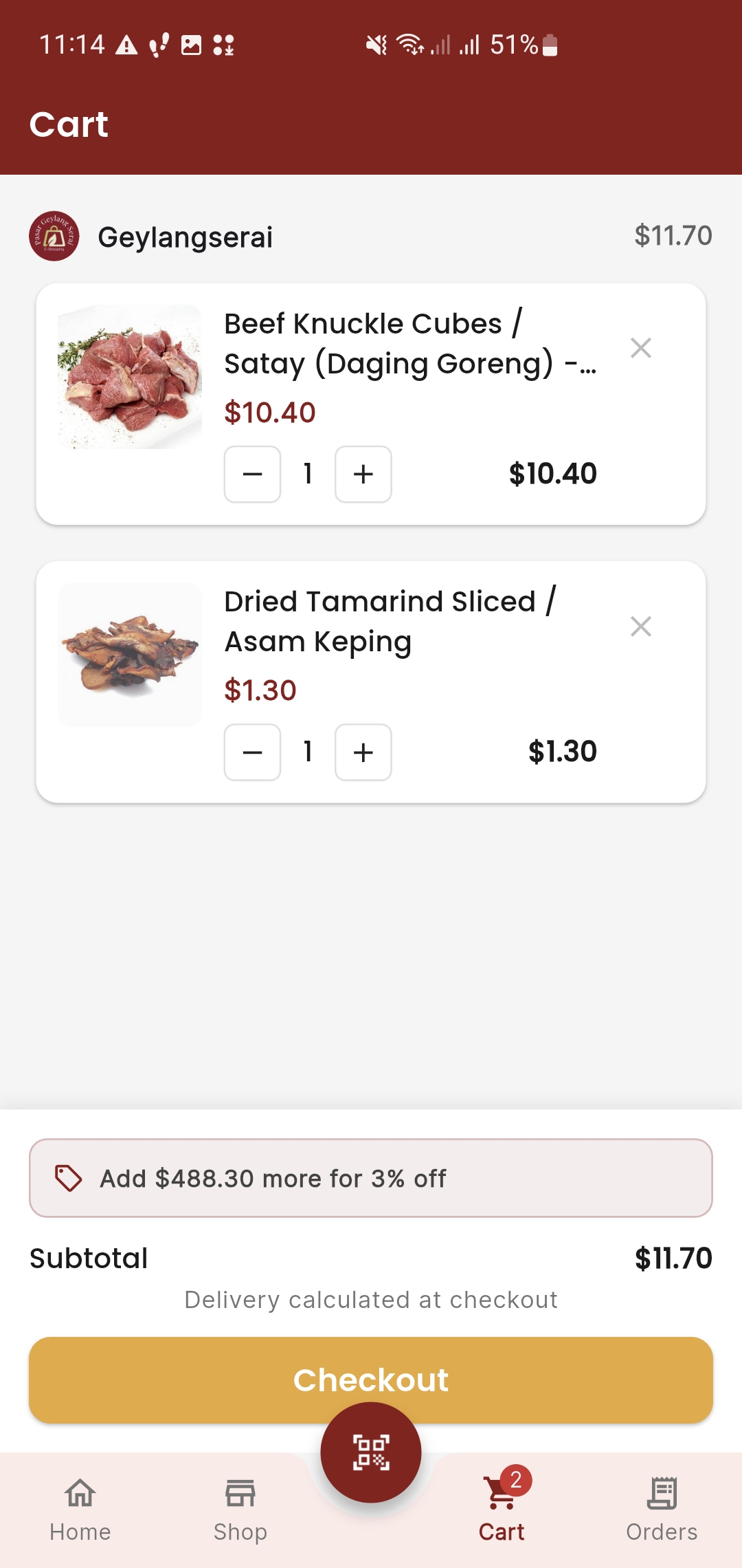 Your cart